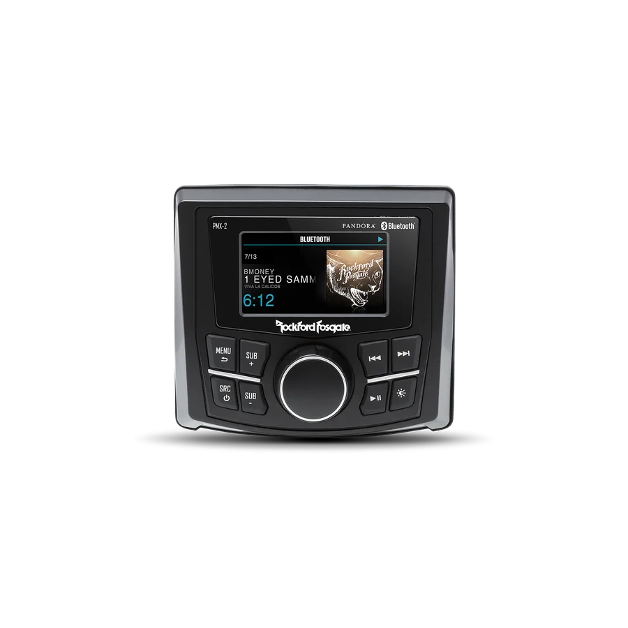 Punch Marine Compact AM/FM/WB Digital Media Receiver 2.7" Display