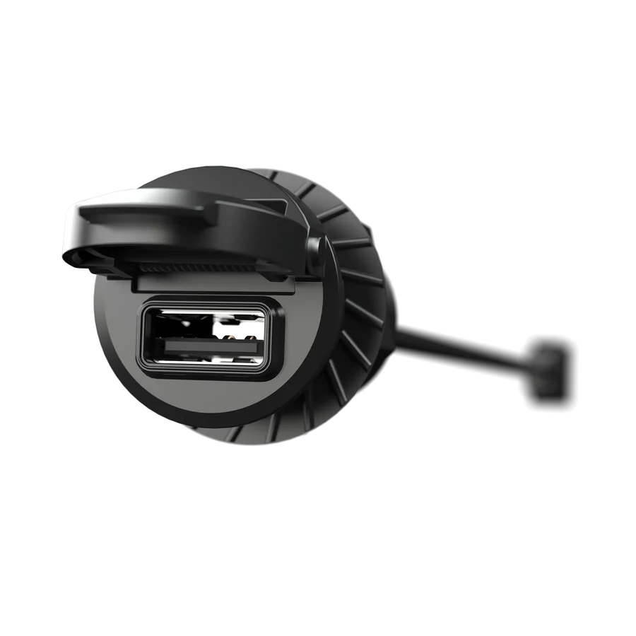 Universal USB Port with Hinged Cover