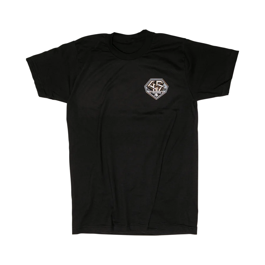 Limited Edition 45th Anniversary Black/Gold T-shirt: M