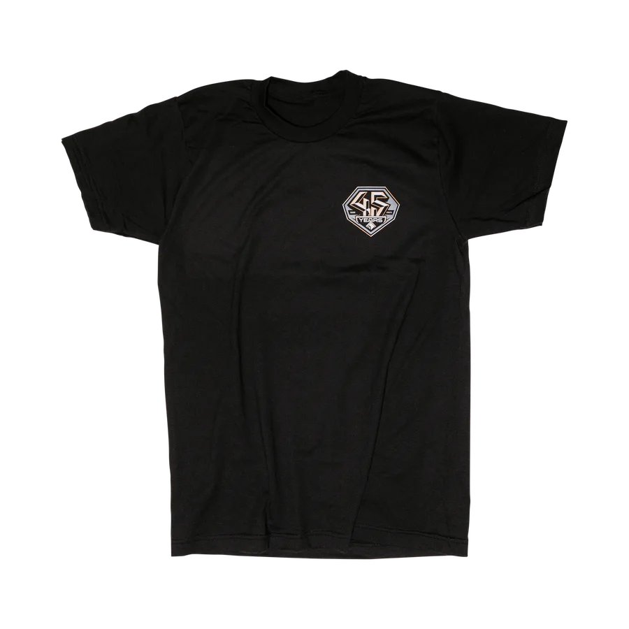 Limited Edition 45th Anniversary Black/Gold T-shirt: M