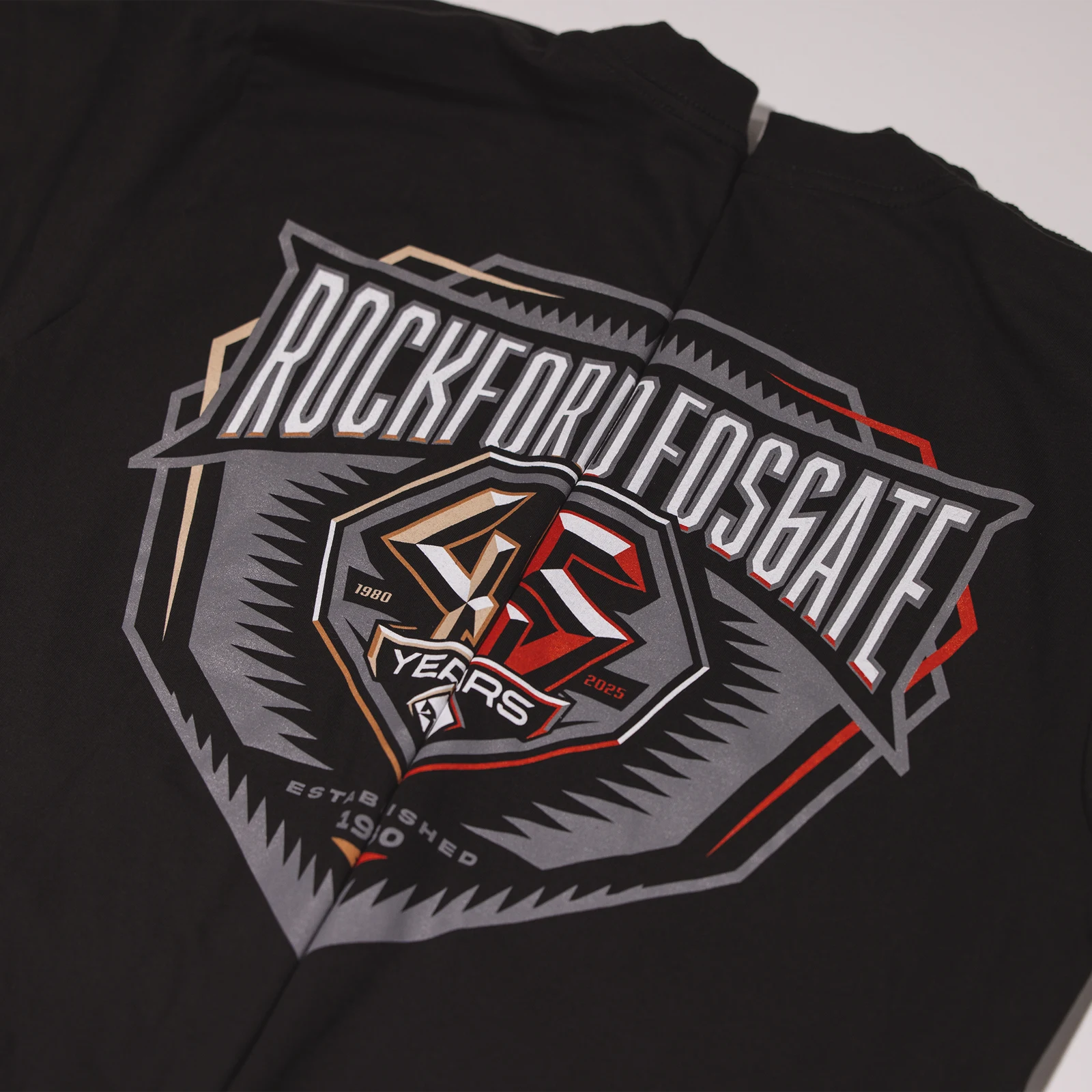 Limited Edition 45th Anniversary Black/Red Shirt: XXXL