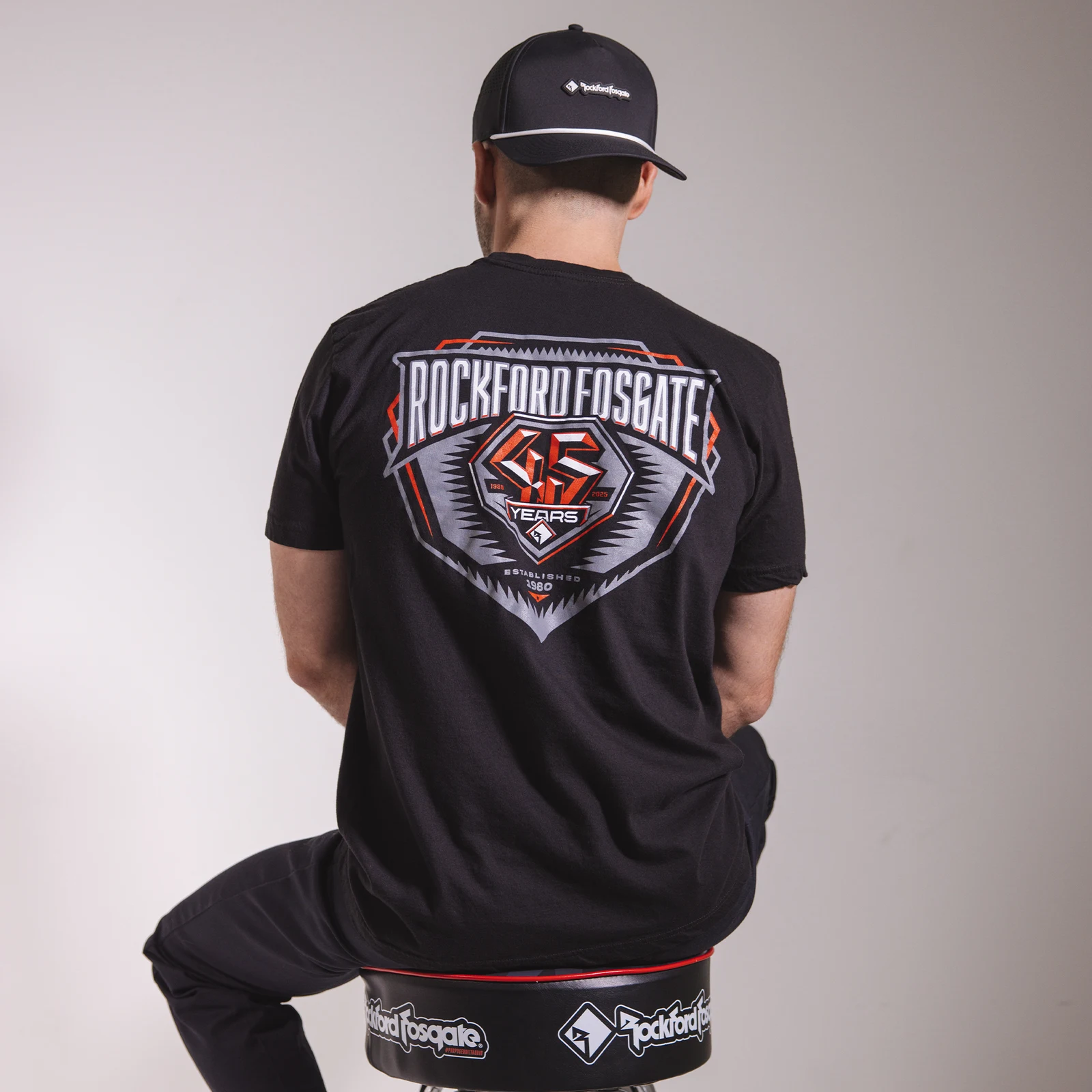 Limited Edition 45th Anniversary Black/Red Shirt: XXXL