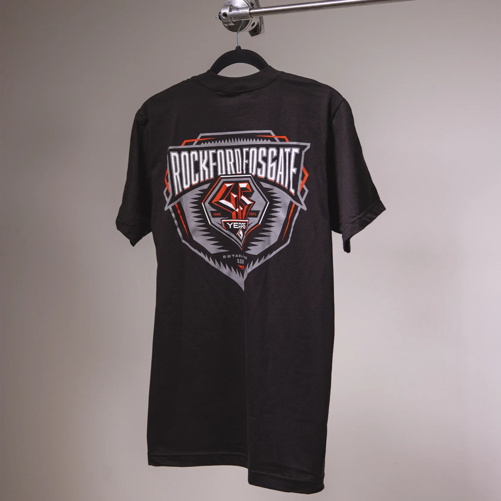 Limited Edition 45th Anniversary Black/Red Shirt: XXXL