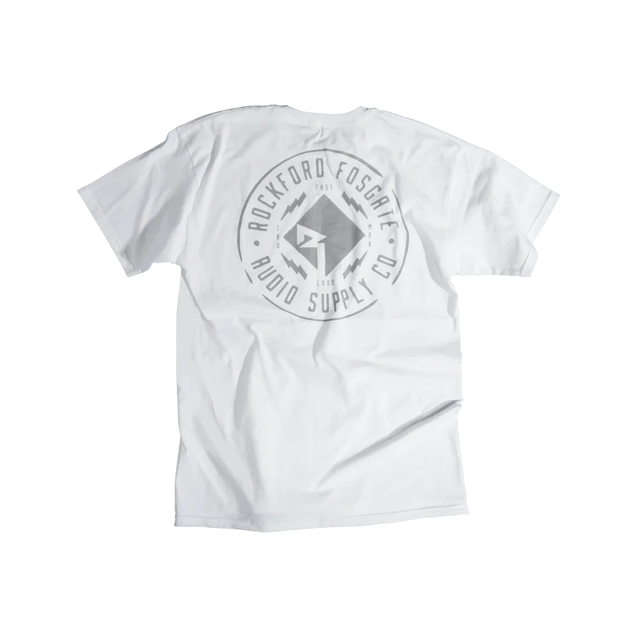 White T-shirt w/ RF 3M Graphic-L