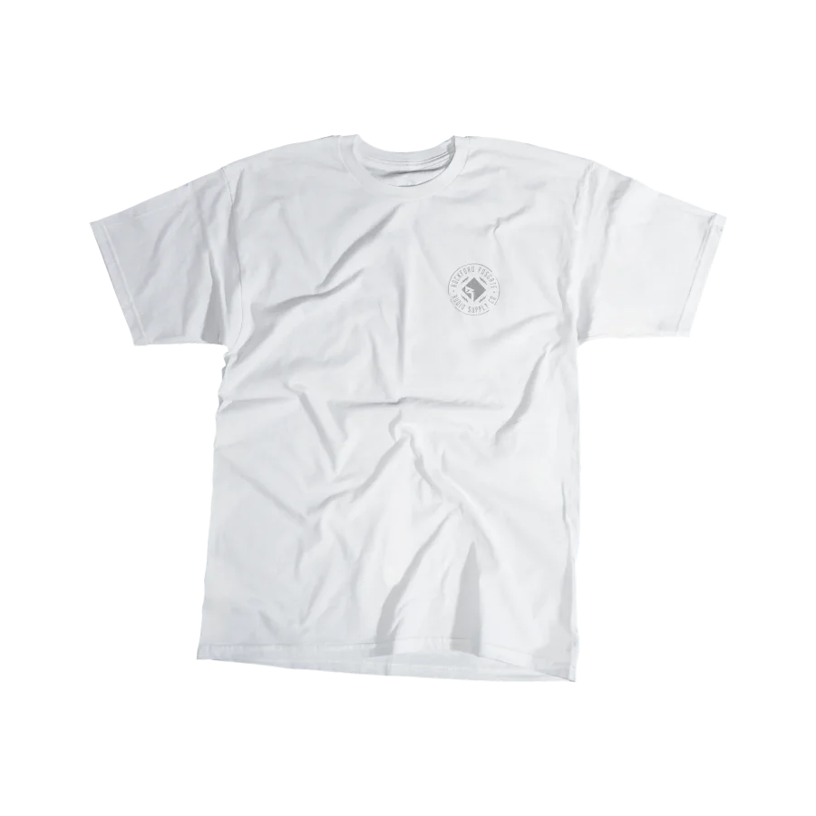 White T-shirt w/ RF 3M Graphic-M