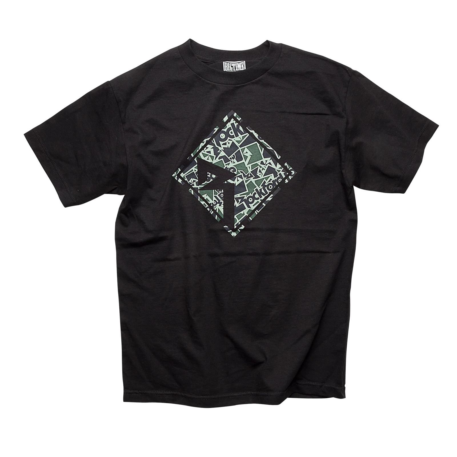 Black T-shirt w/ 3 Color Graphic - L