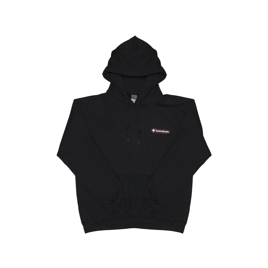 Black Hoodie w/ Rubber RF Patch – XL
