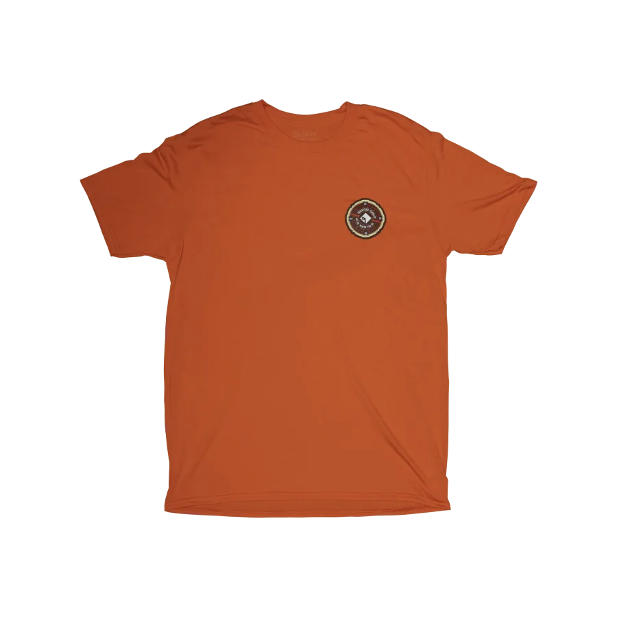 Orange T-Shirt w/ Rubber RF Patch – L