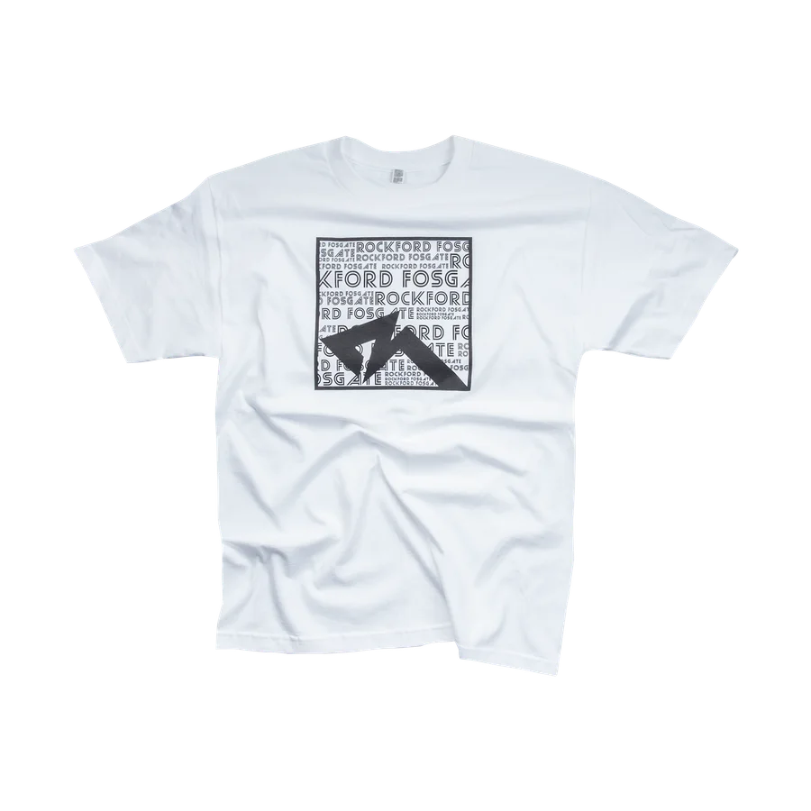 White T-Shirt w/ Deco RF Graphic (L)