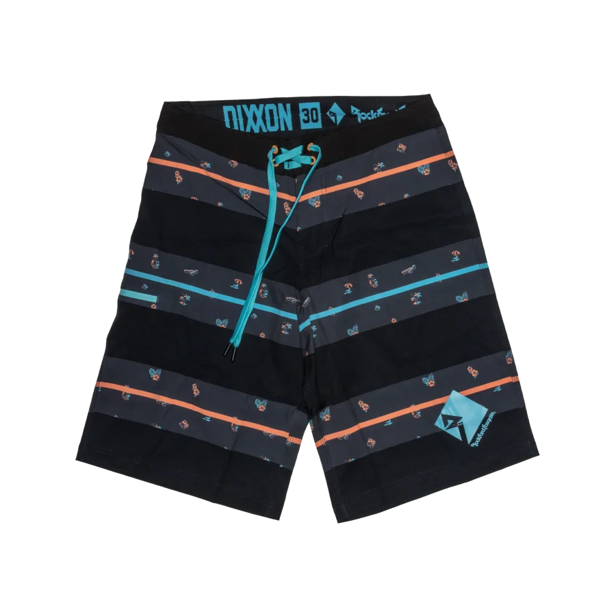 Rockford x Dixxon Black Boardshorts - 30