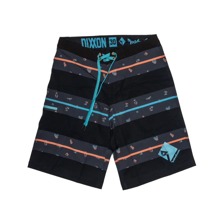 Rockford x Dixxon Black Boardshorts - 30