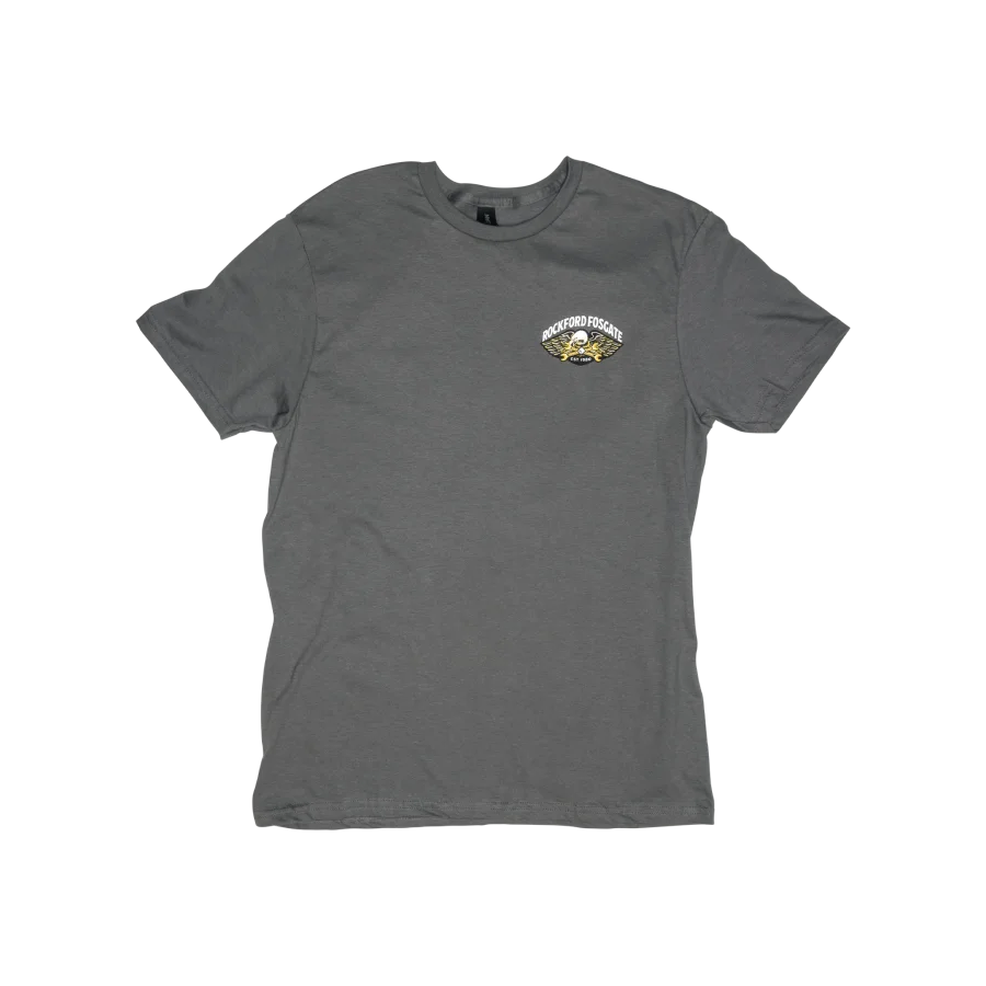 Charcoal T-Shirt w/ RF Eagle: XL
