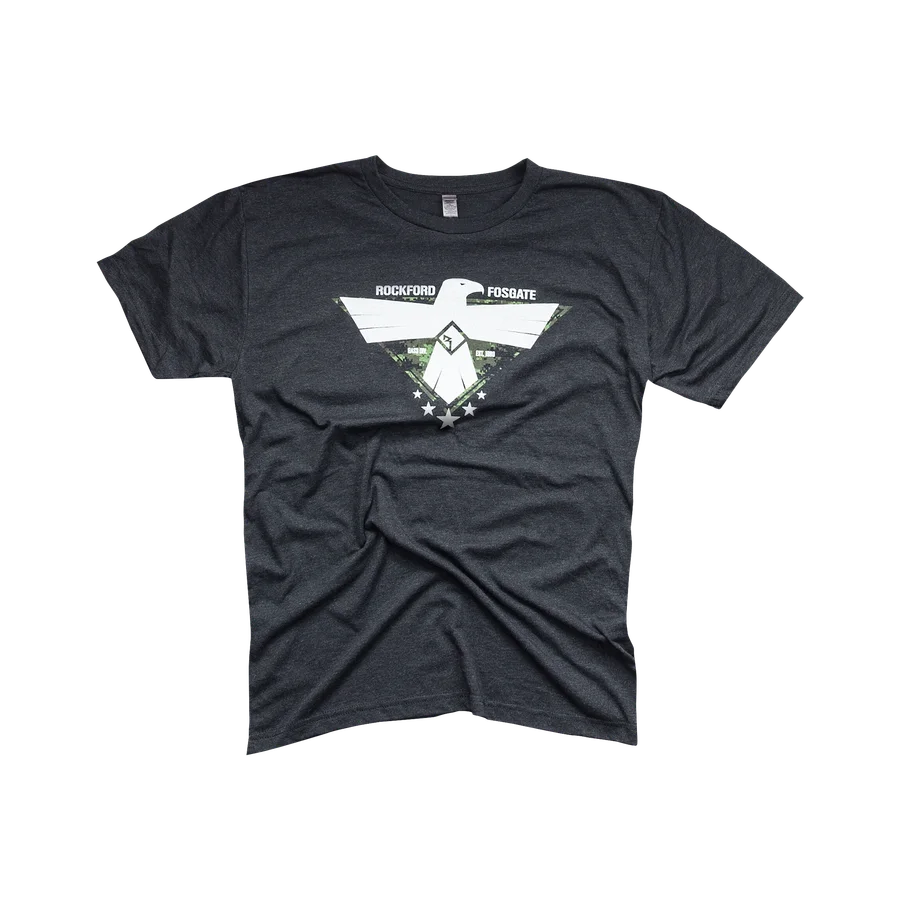 Vintage Black T-Shirt w/ Eagle RF Graphic (XL)