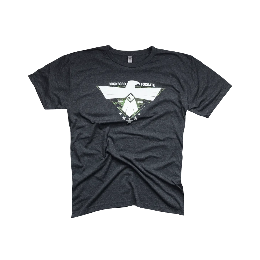 Vintage Black T-Shirt w/ Eagle RF Graphic (L)