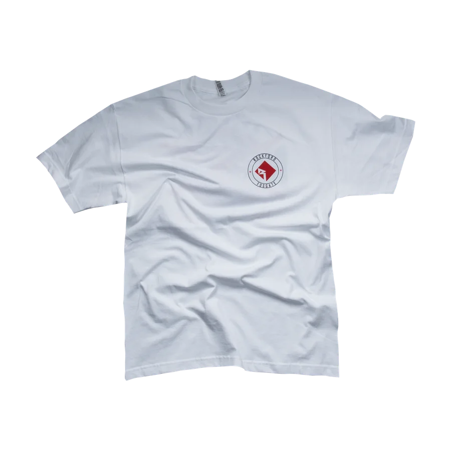 White T-Shirt w/ Next Level Graphic (XL)