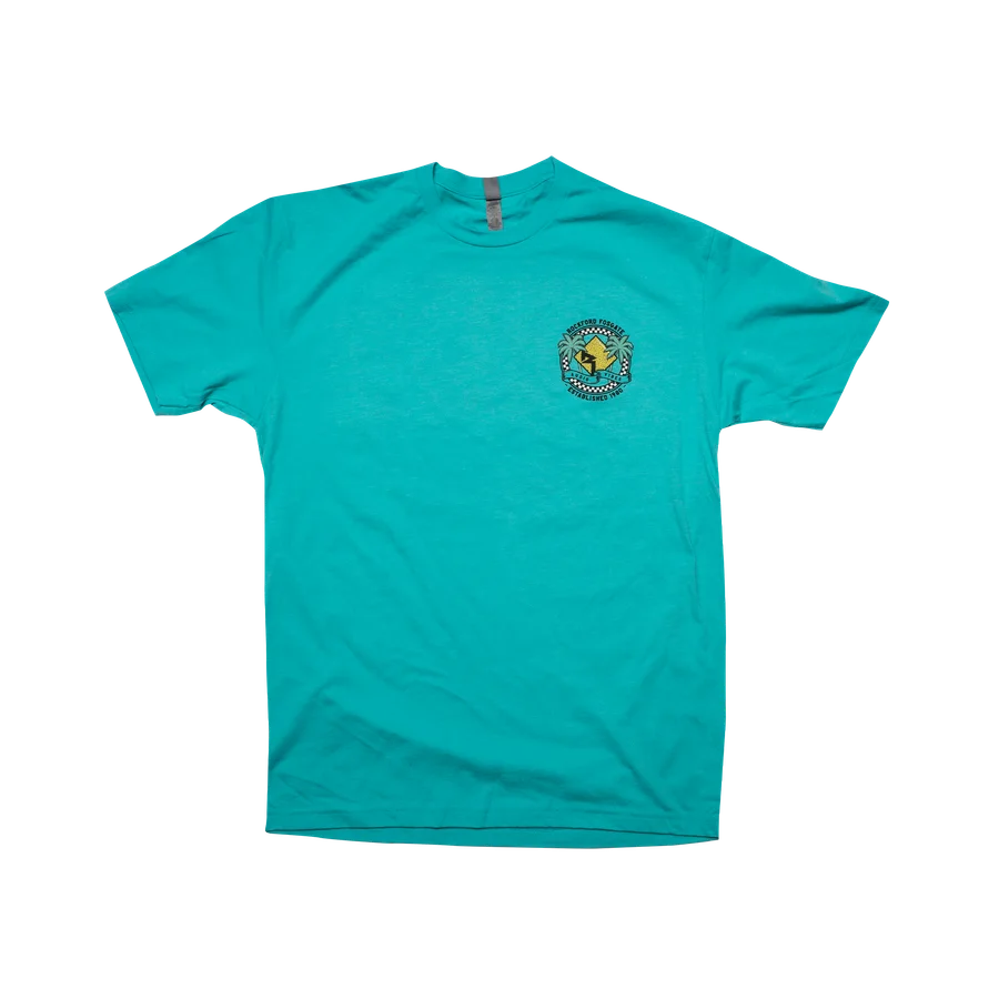 Tiff Blue Shirt w/ Front & Back Graphic-M