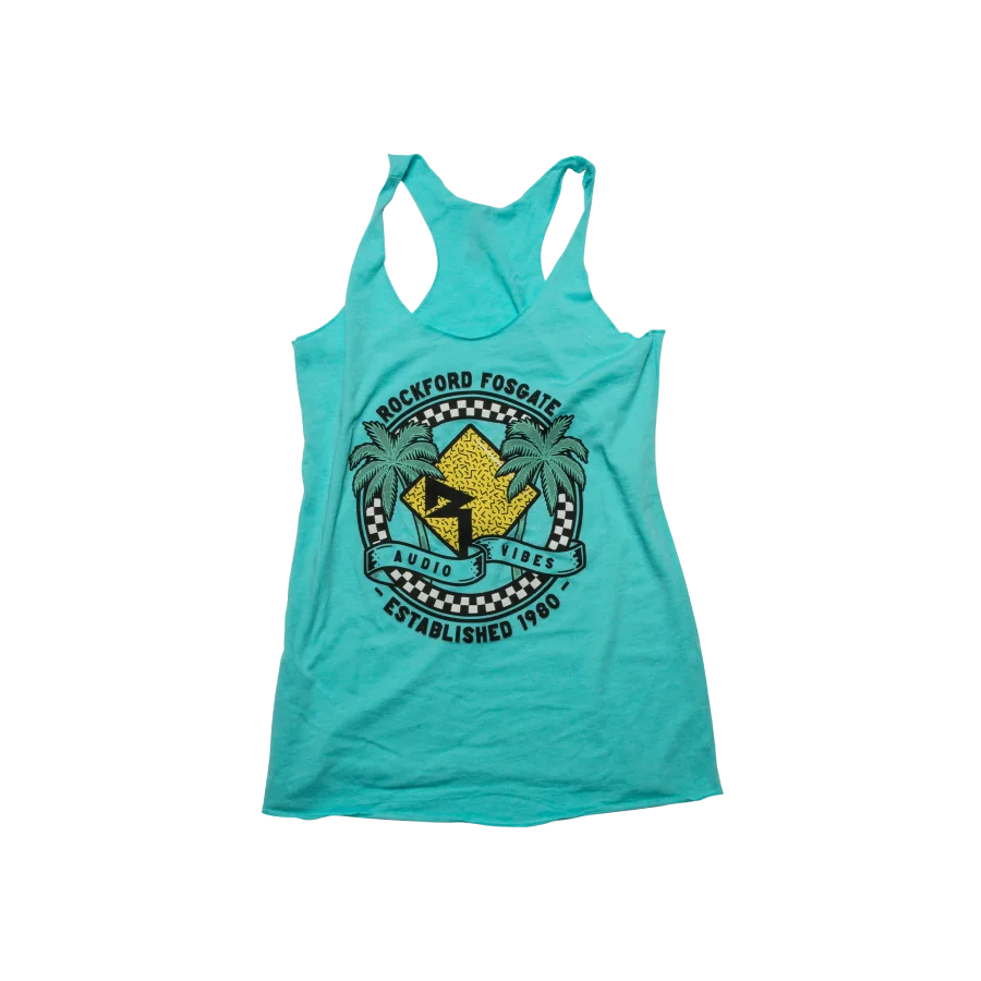 Women's Tiff Blue Tank w/ Front Graphic-M
