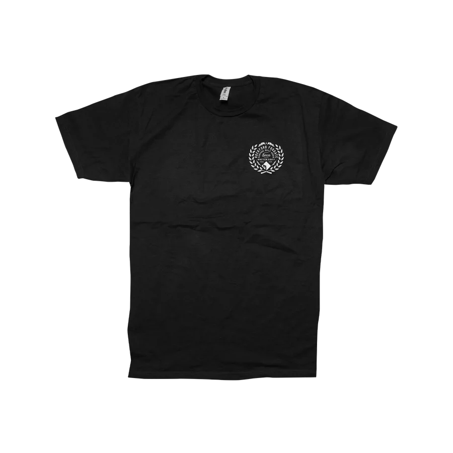 Black T-Shirt w/ White Purpose Built Logo-M