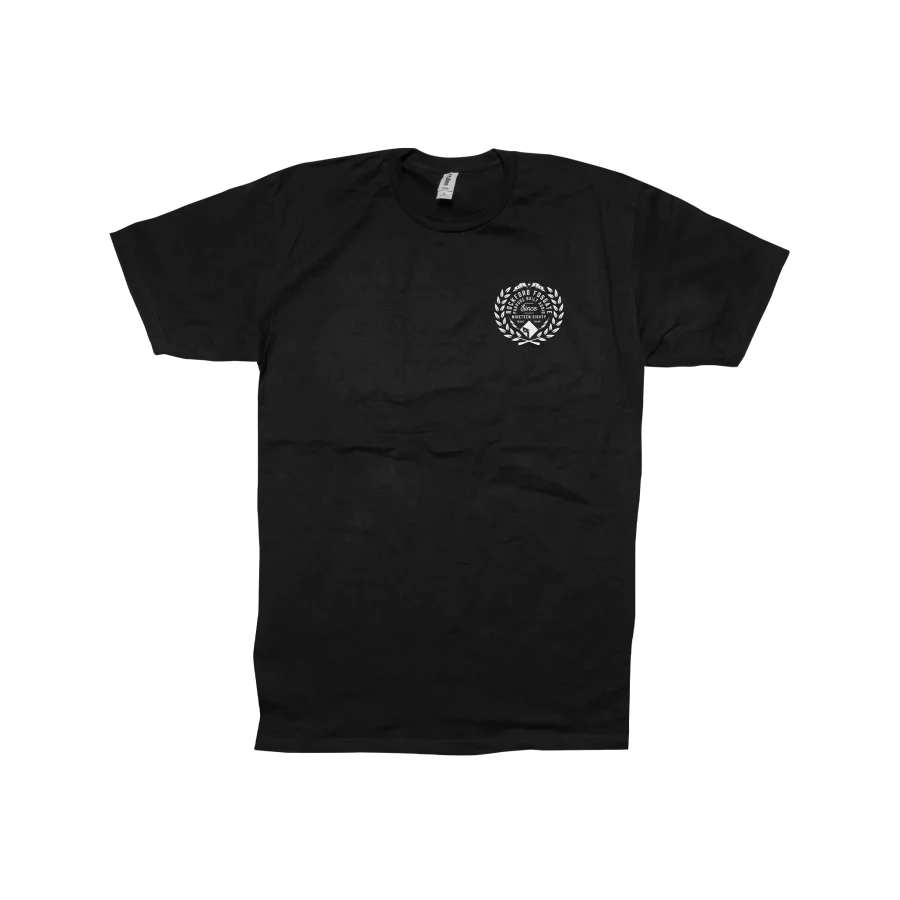 Black T-Shirt w/ White Purpose Built Logo-XL