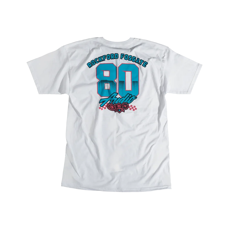 White T-Shirt w/ RF Race Graphic-L