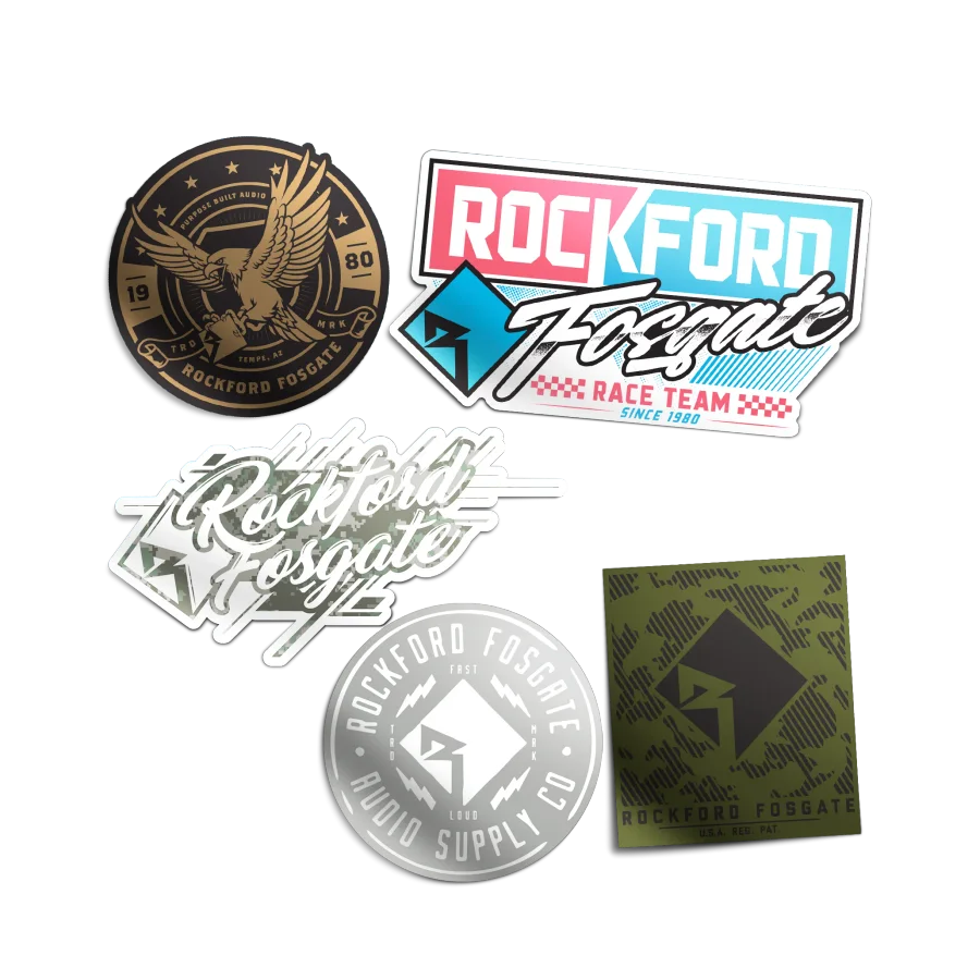 Sticker Pack w/ Assorted Sizes and Designs (5 Pack)