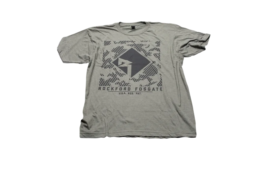 Military Green T-shirt w/ Black RF graphic-L