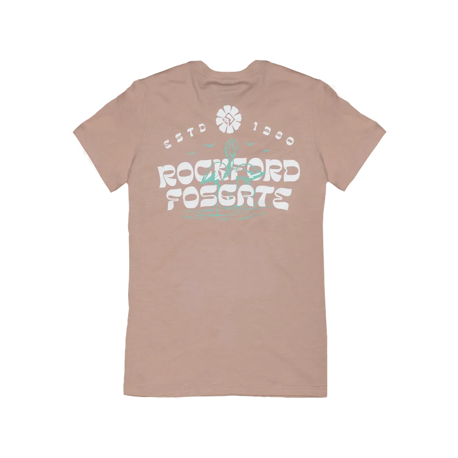 Pink Women’s T-Shirt w/ Flamingo RF Print – S