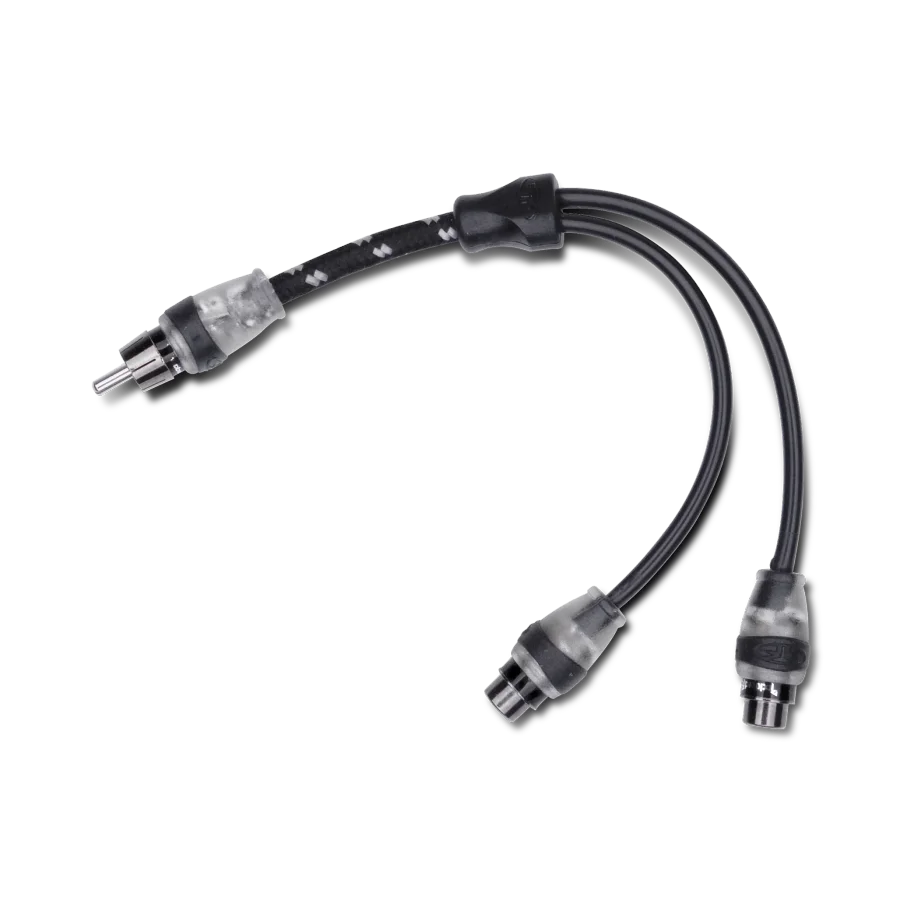 Premium Y-Adapter 1 Male To 2 Female