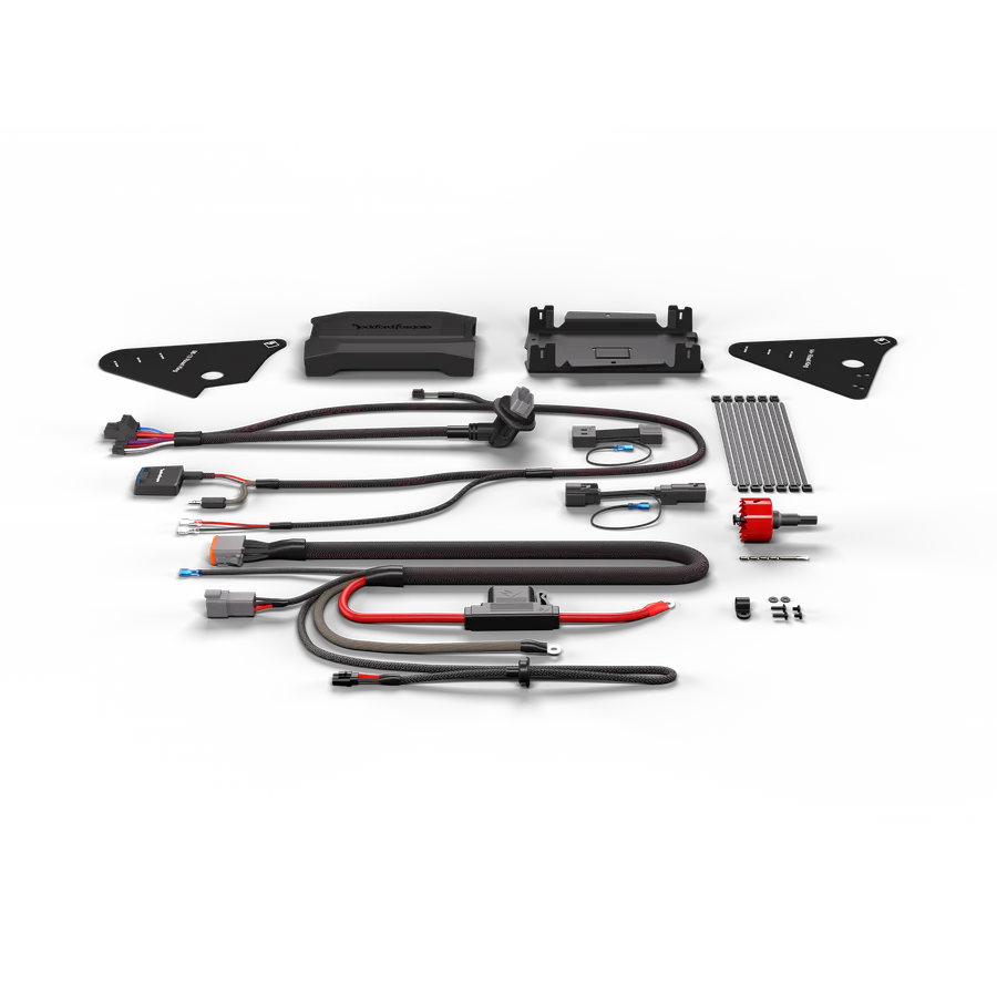 Complete Amp Install Kit for Select 1998+ Harley-Davidson Road King (Gen-1)