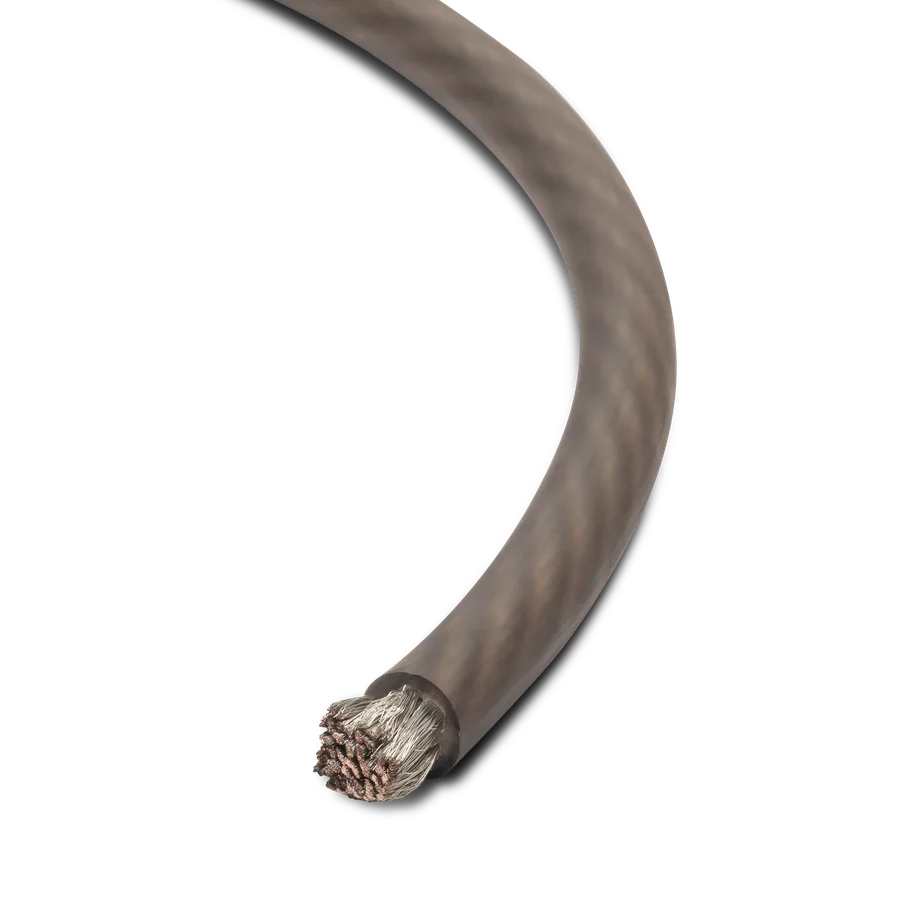 51 Foot Spool 1/0 AWG Frosted Black Wire