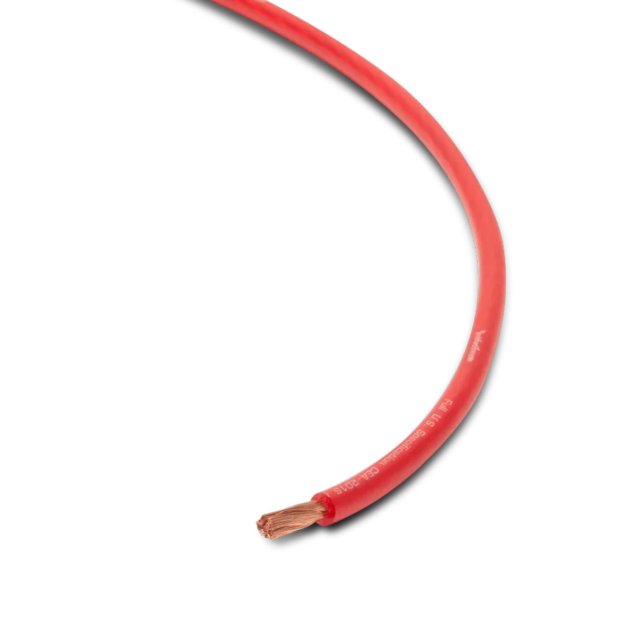 250 Foot Spool 8 AWG Frosted Red Wire