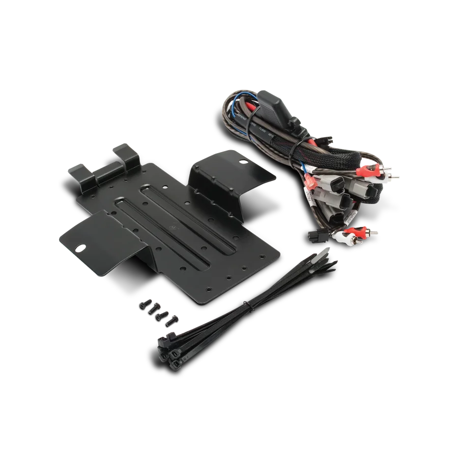Amp kit and mounting plate for select YXZ® models