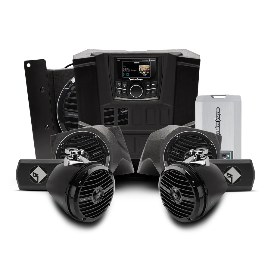 2015-2017 400 watt stereo, front lower speaker, rear speaker, and subwoofer kit for select Polaris RANGER® models (Gen-1)