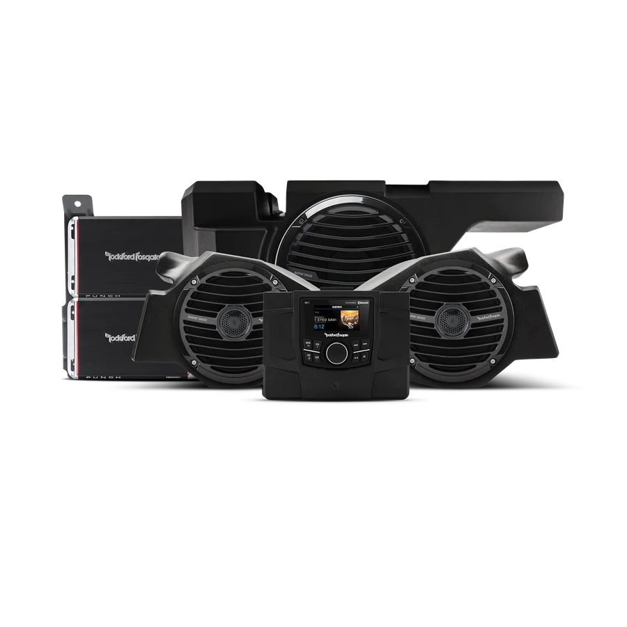 RZR Stage 3: 600 Watt stereo, front speaker and subwoofer kit for 2014-2018 Polaris® RZR® models (Gen-1)