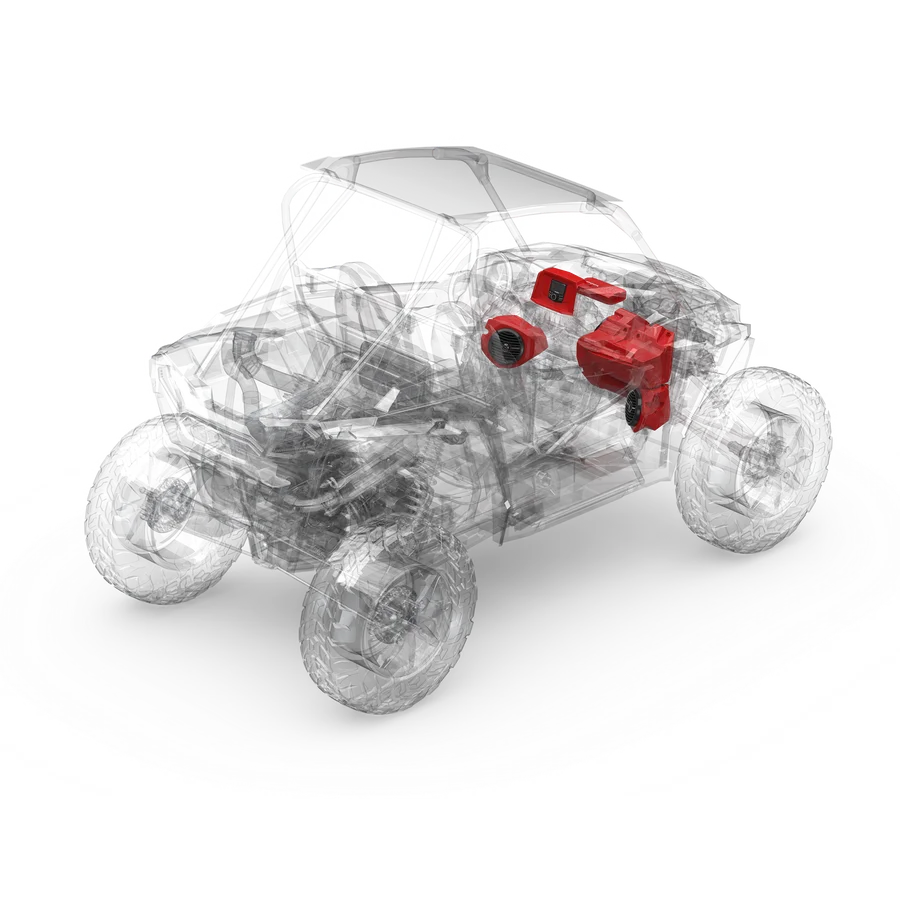 RZR Stage 3: 400 Watt Stereo, Front Speaker and Subwoofer Kit for Select Polaris® RZR® Models (Gen-2)