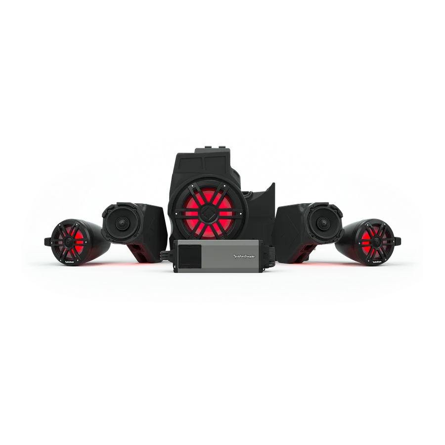 2019+ Stage 4 Audio System for Select RZR Pro XP, Pro R, and Turbo R Models with Ride Command