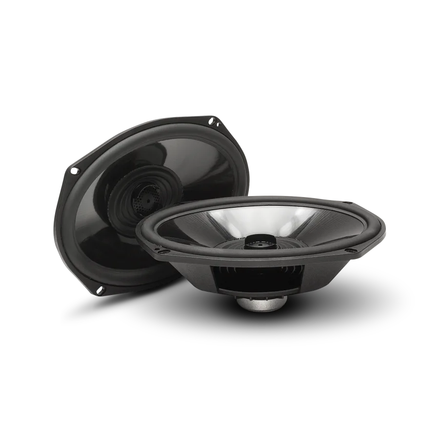 Power Motorcycle 6"x9" Full Range Bag Lid Speakers