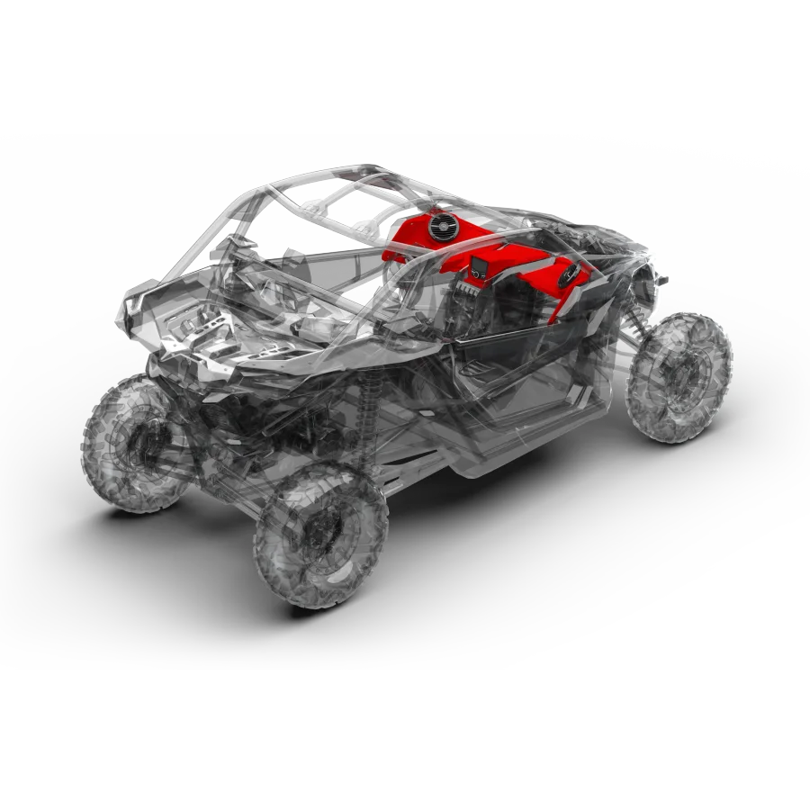 X3 Stage 2: Stereo and front speaker kit for 2017-2018 Maverick X3 models (Gen-1)