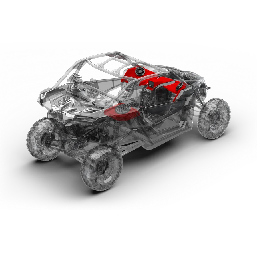 X3 Stage 3: 400 watt stereo, front speaker, and subwoofer kit for 2017-2018 Maverick X3 models (Gen-1)